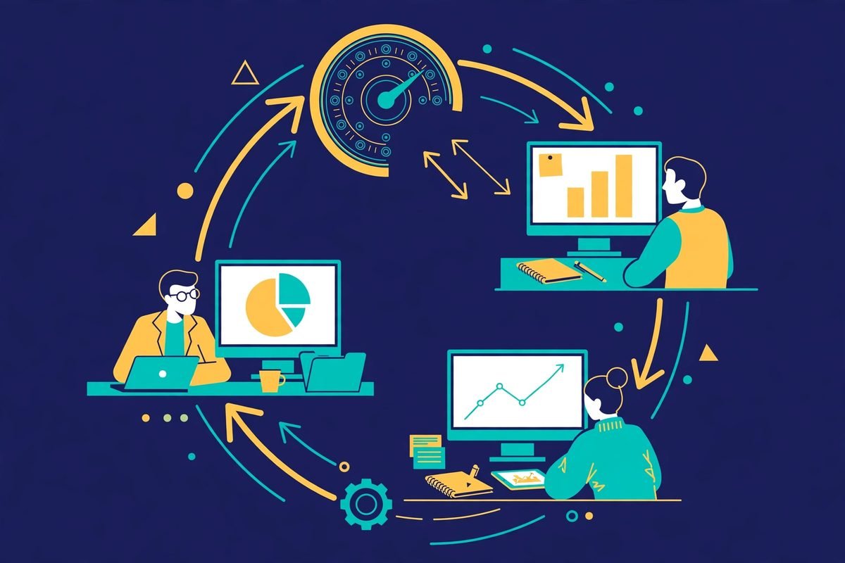 AI lead scoring implementation feedback loop with sales teams validating and recalibrating model scores