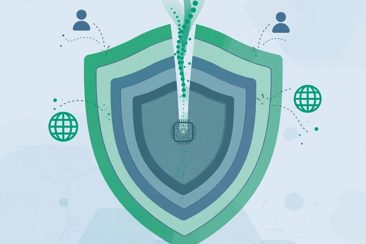 Layered rate limiting protection illustration for API rate limiting best practices