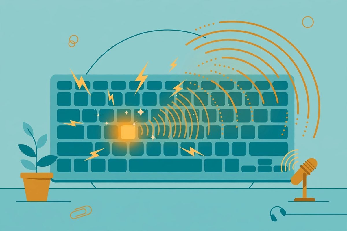 Keyboard shortcut triggering Mac voice control AI voice commands in Atticus