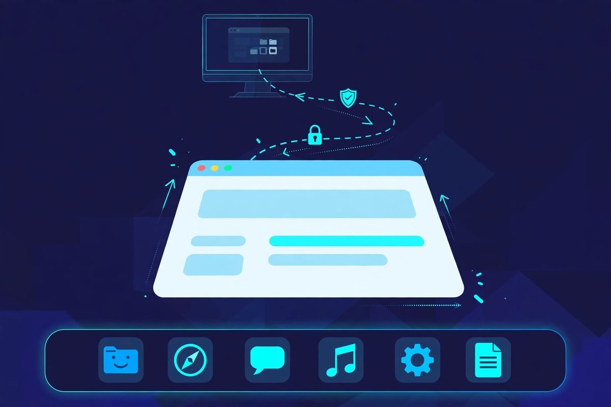 Beam.win pulls a single app window from another Mac with its own Dock icon