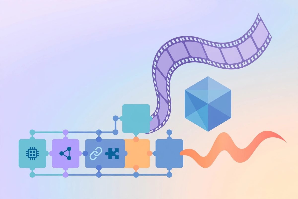 ComfyUI node-based AI image generation for video and 3D