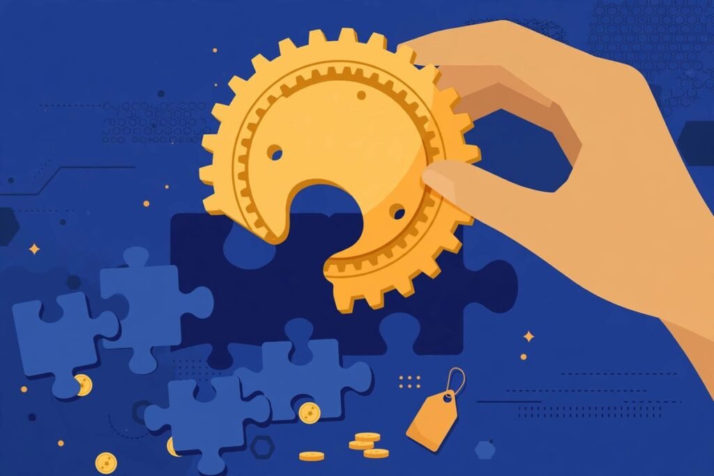 Custom versus premium WordPress plugin cost comparison illustration