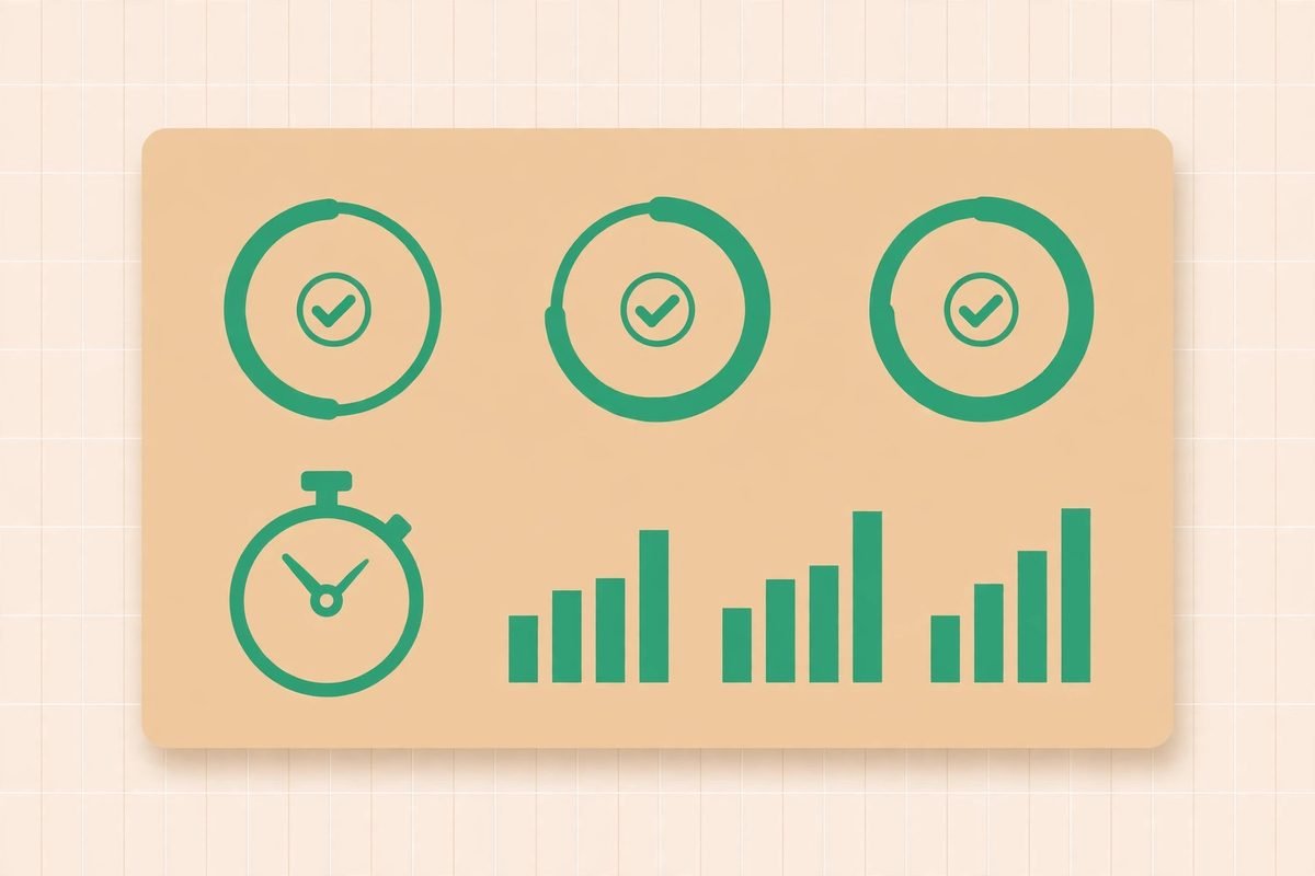 Dashboard gauges showing Core Web Vitals performance metrics for ecommerce sites