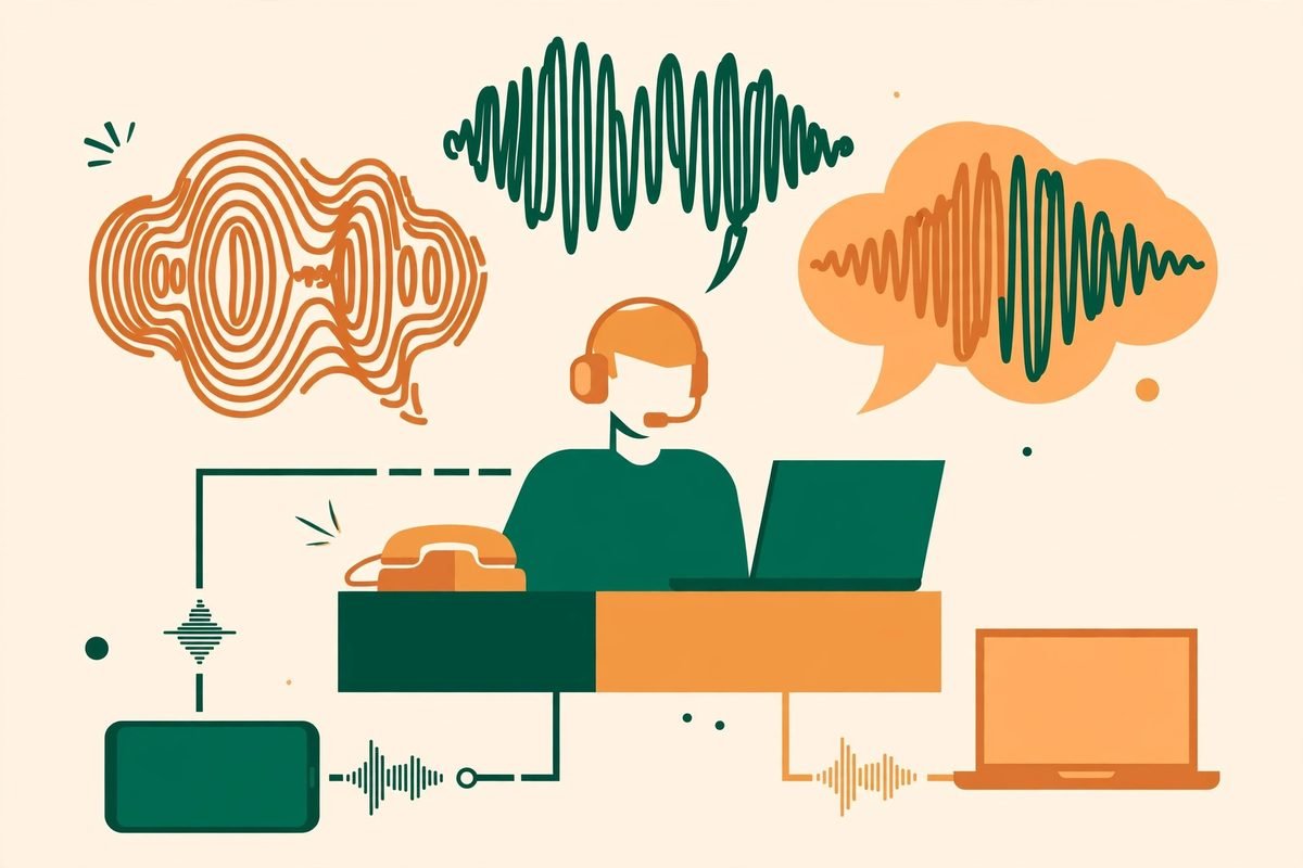 Realtime voice agent models handling customer support calls with sound-wave speech
