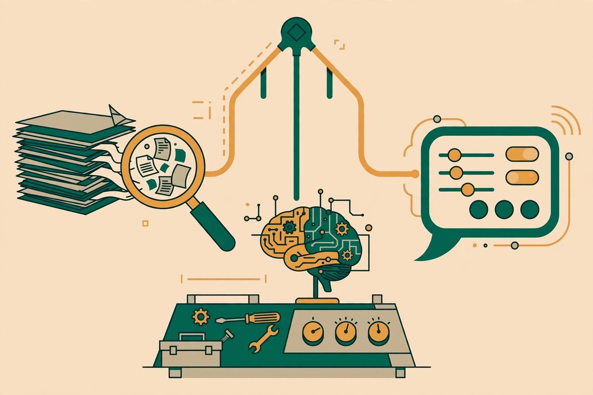 fine tuning vs rag business decision illustration