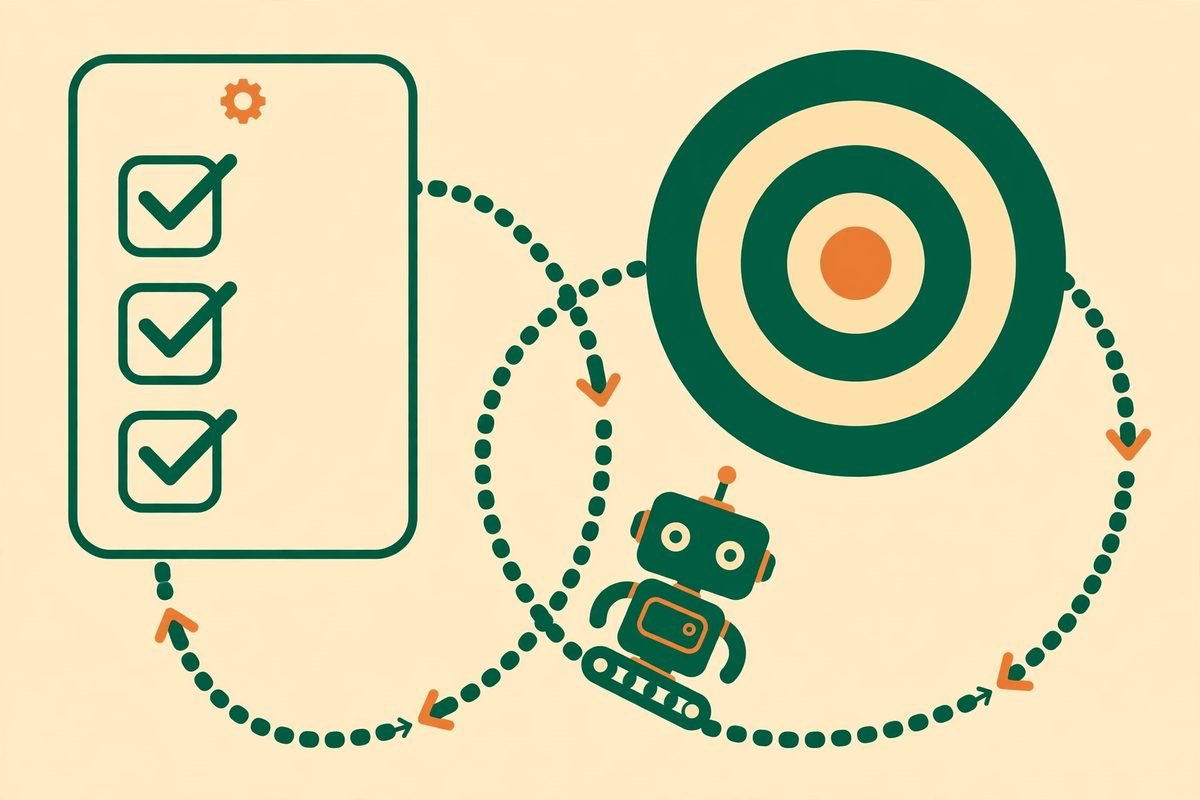 Goal driven execution with tests illustration