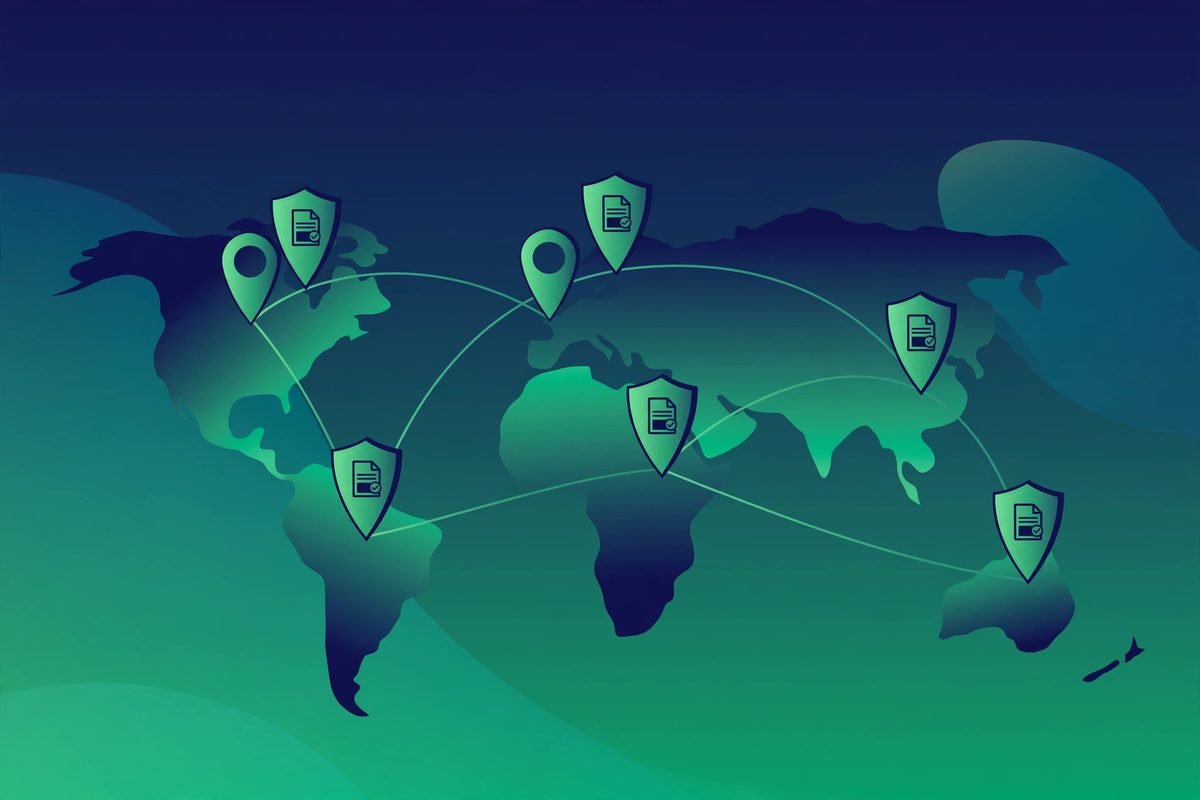 Global tax compliance for AI billing for SaaS showing worldwide payments and tax coverage