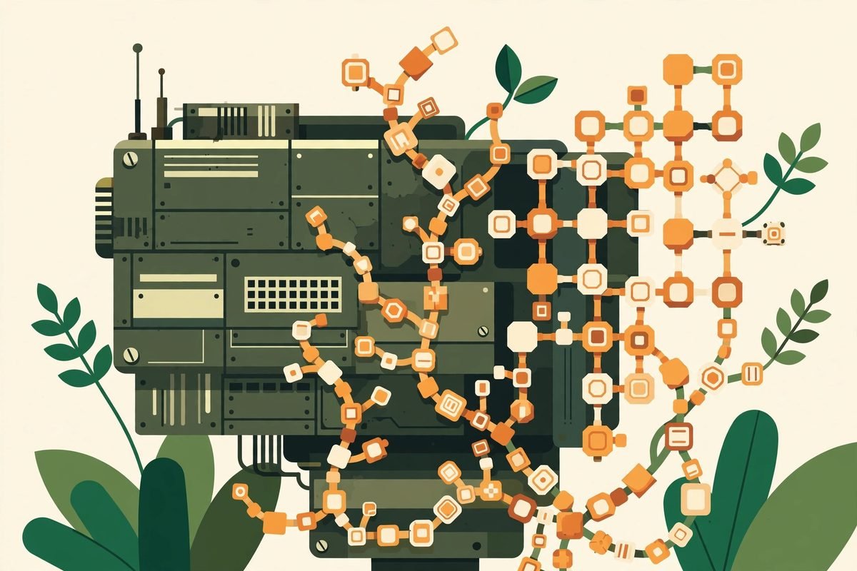 Old monolithic system gradually replaced by modern modular services