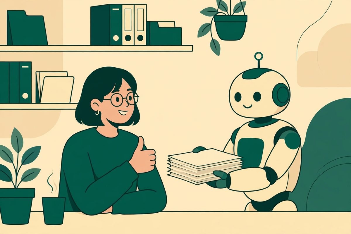 AI agent keeps docs updated review illustration