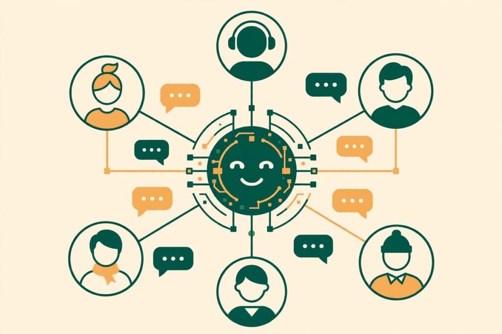 agent-native outbound sales engine illustration showing AI-driven LinkedIn outreach
