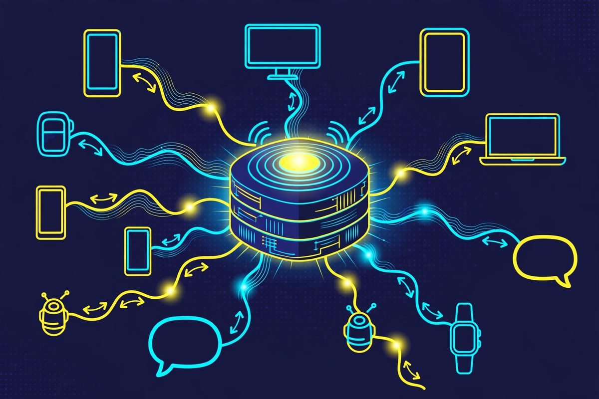 Node.js real-time event-driven architecture with live data streams