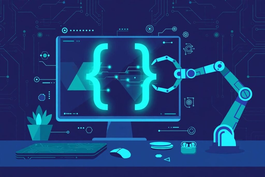 Open source AI coding agent harness workspace illustration