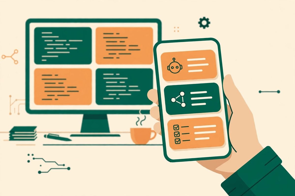 Run coding agents with your own subscription from a phone with Orca mobile companion