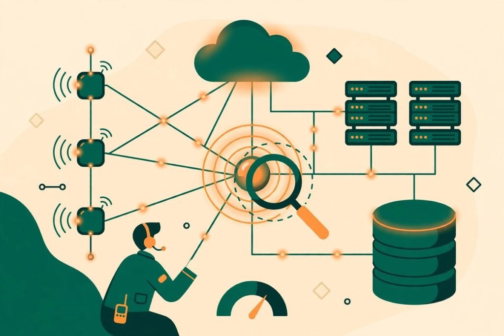 AI on-call engineer Cloudflare apps illustration