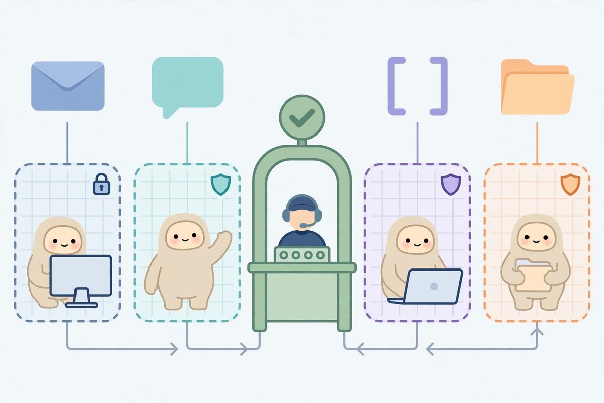open source Grok Bot alternative sandboxed AI bots with human approval