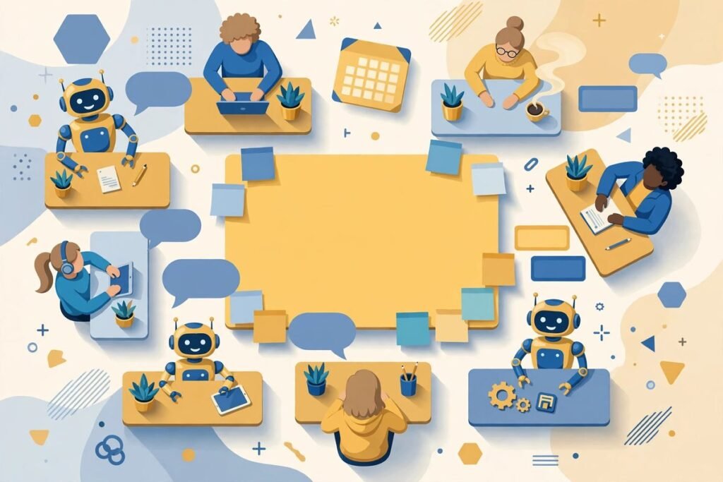 Velozity multiplayer AI office platform where teams and AI agents work together