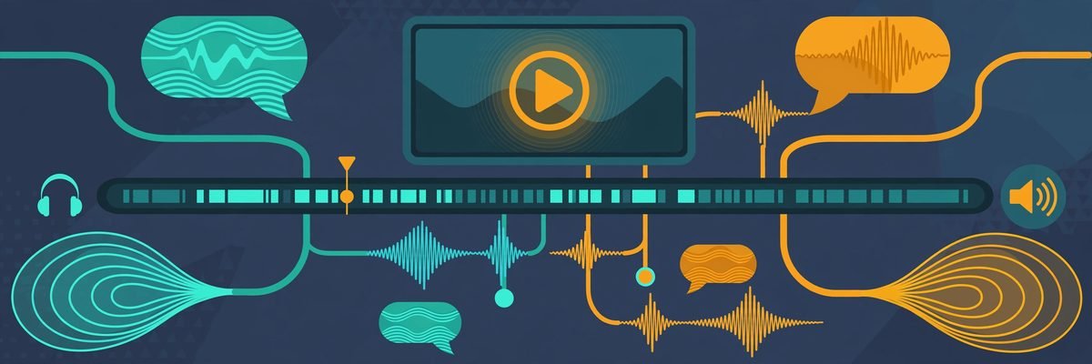 AI video dubbing with timed multilingual speech synthesis
