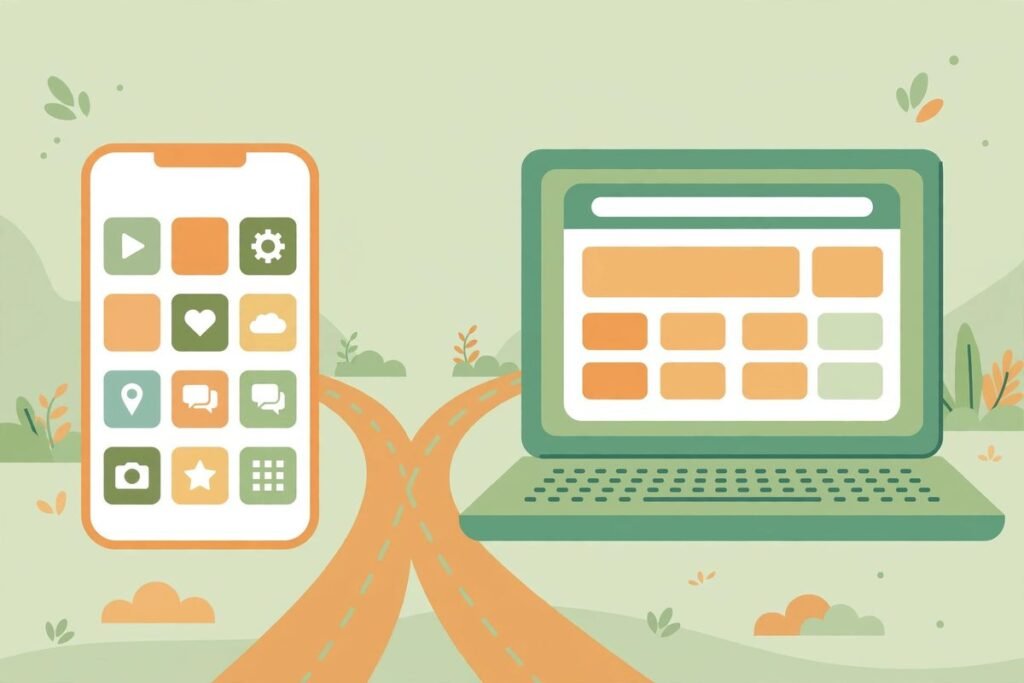 web app vs mobile app startup decision guide